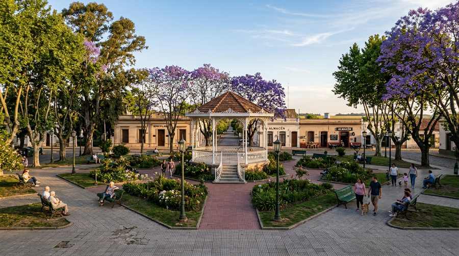 Plaza principal con glorieta
